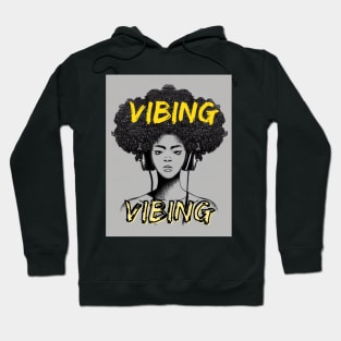 Vibing Retro Yellow Hoodie